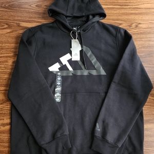 NWT- Adidas Post Game Pullover Graphic Hoodie L